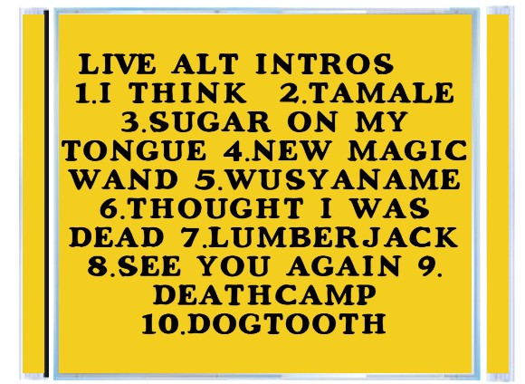 LIVE ALT INTROS CD