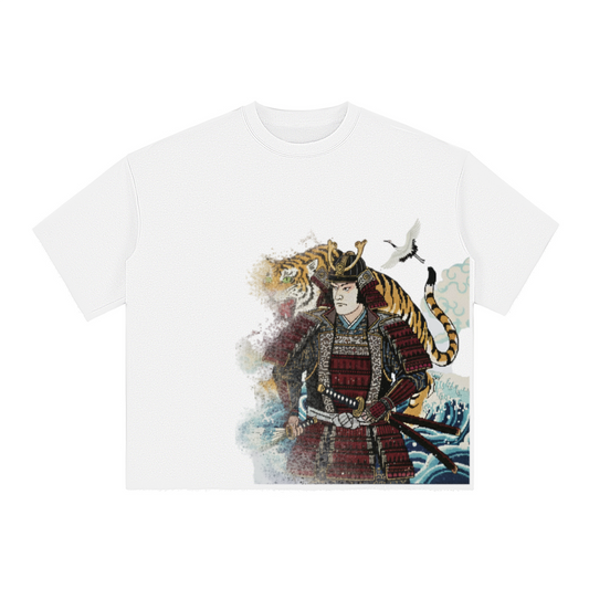 "water paint" Cropped Terry T-shirt（280GSM）(BACKORDER)