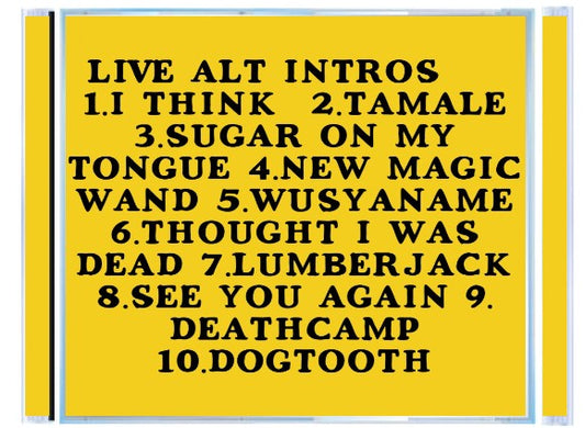 LIVE ALT INTROS CD